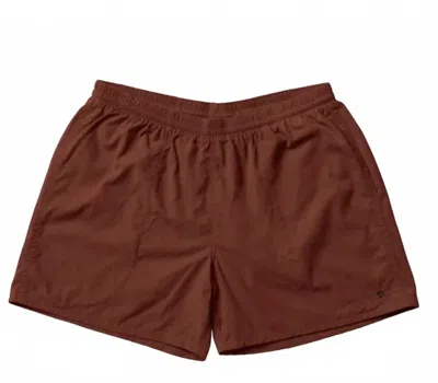 Duck Camp Men's Scout Pull-on Shorts In Rust Brown