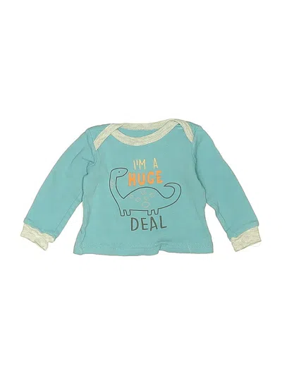 Pre-owned Duck Duck Goose Babies' Long Sleeve T-shirt In Blue