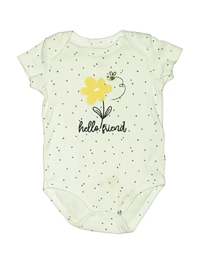 Pre-owned Duck Duck Goose Babies' Short Sleeve Onesie In Green