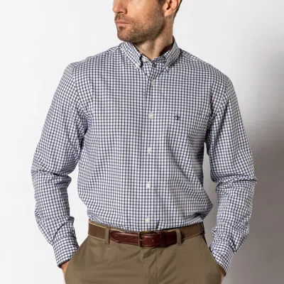 Duck Head Bryant Plaid Sport Shirt In Beacon Blue In Multi