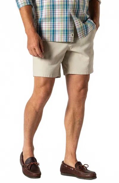 Duck Head Canvas Camp Short In Stone In White