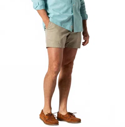 Duck Head Chino Summer School Short In Khaki In Gray
