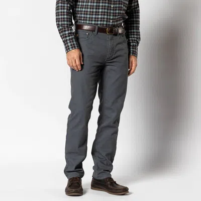 Duck Head Field Canvas Pants In Washed Navy In Gray