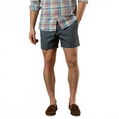 Duck Head Gold School Chino Short In Stormy Blue