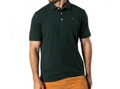 Duck Head Hanover Pima Cotton Polo In Spruce Green