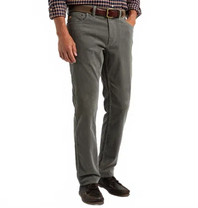 Duck Head Holston Corduroy Five-pocket In Castor Grey In Gray
