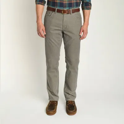 Duck Head Holston Corduroy Jeans In Brushed Nickel In Gray