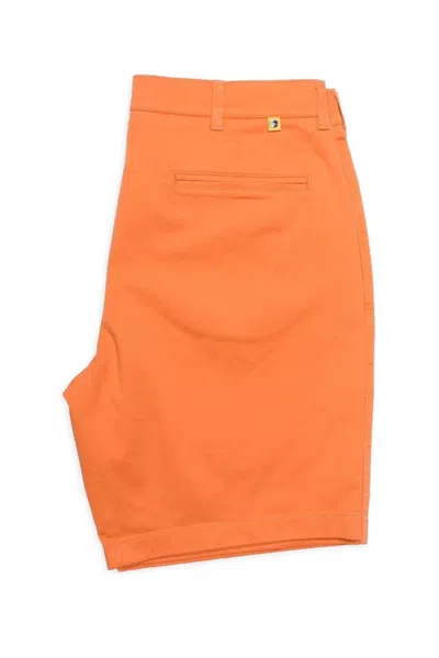 Duck Head Men's 9" Gold School Chino Short In Sunbaked Orange