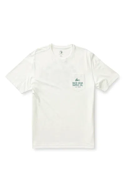 Duck Head Men's Catch Of The Day T-shirt In Soft White