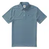 Duck Head Men's Chapman Stripe Polo In Indigo Blue In Blue
