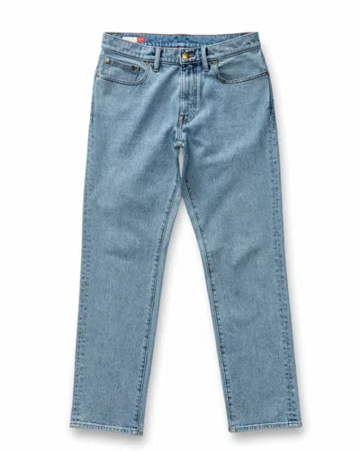 Duck Head Men's Classic Straight Jeans In Light Wash Denim In Blue