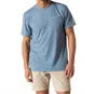 Duck Head Men's Windward Performance Top In Navy Heather In Blue