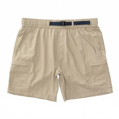 Duck Head On The Fly Performance Short In Khaki In Nude
