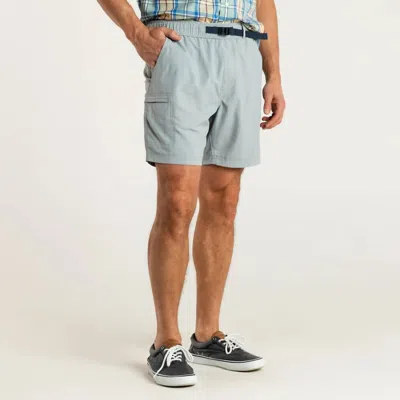 Duck Head On The Fly Performance Short In Quarry Grey In Multi