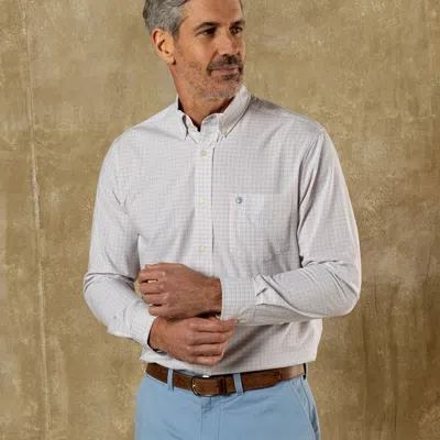 Duck Head Performance Poplin Sport Shirt In Coral In Pink