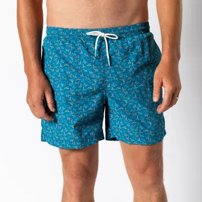 Duck Head Sailport Swim Short In Sail Blue