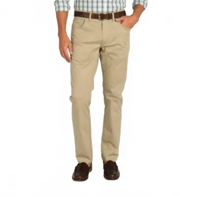 Duck Head Shoreline Twill 5-pocket Pants In Khaki In Nude