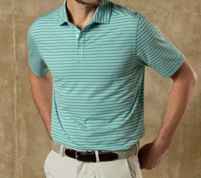 Duck Head Summerford Perf Jersey Polo In Aspen Green