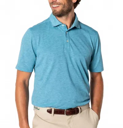 DUCK HEAD SUMMERFORD PERFORMANCE PIQUE POLO SHIRT IN SAIL BLUE