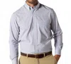 Duck Head Trent Plaid Performance Poplin Shirt In Red Plaid In Blue