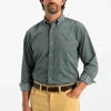 Duck Head Whitman Ls Cotton Corduroy Solid Shirt In Balsam Green In Multi