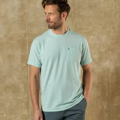 Duck Head Windward Performance T-shirt In Aspen Heathered Green In Multi