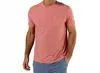 Duck Head Windward Performance T-shirt In Red Heather In Multi