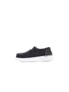 Dude Flat Shoes Black In Nero Neri E Grigi