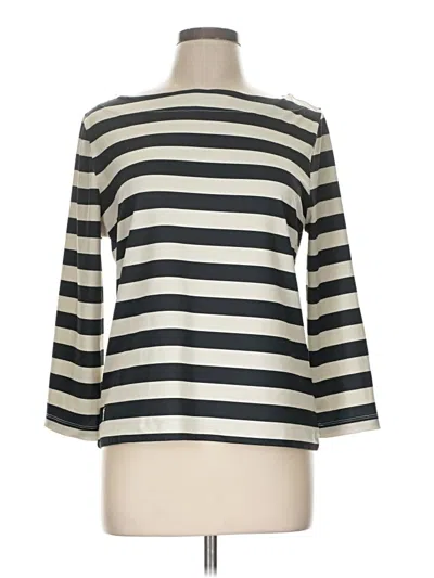 Pre-owned Dudley Stephens 3/4 Sleeve T-shirt In Silver