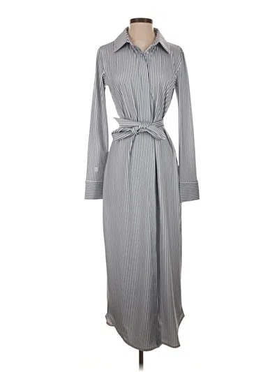 Pre-owned Dudley Stephens Casual Dress In Gray