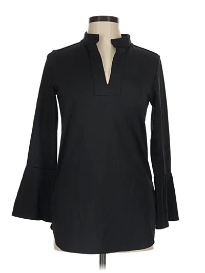 Pre-owned Dudley Stephens Long Sleeve Polo Shirt In Black