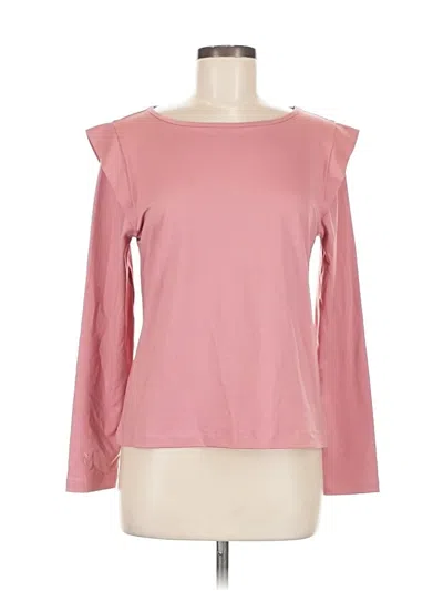 Pre-owned Dudley Stephens Long Sleeve T-shirt In Pink