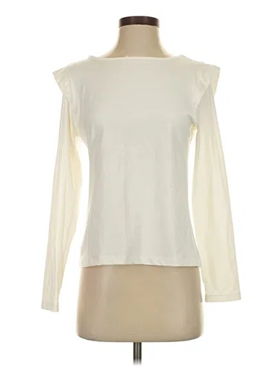 Pre-owned Dudley Stephens Long Sleeve T-shirt In Ivory