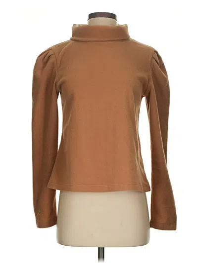 Pre-owned Dudley Stephens Long Sleeve Turtleneck In Brown