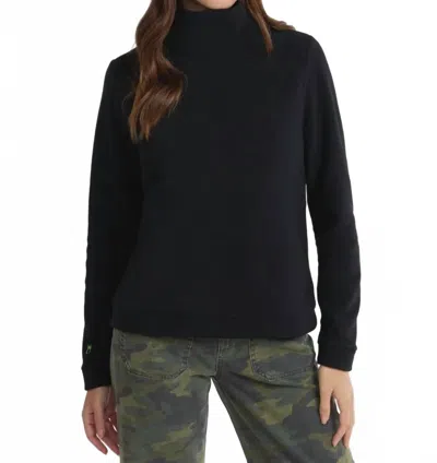 Dudley Stephens Park Slope Turtleneck Top In Black