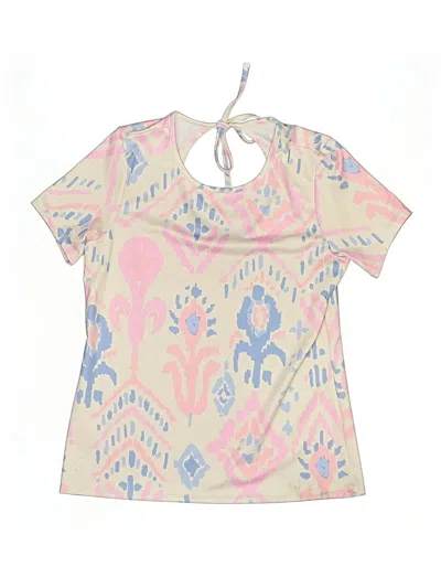 Pre-owned Dudley Stephens Rash Guard In Pink