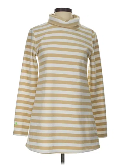 Pre-owned Dudley Stephens Turtleneck Sweater In Gold