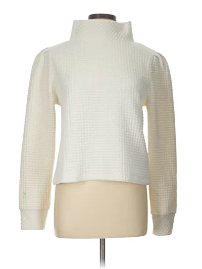 Pre-owned Dudley Stephens Turtleneck Sweater In White
