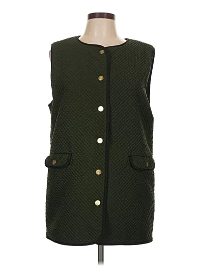 Pre-owned Dudley Stephens Vest In Green