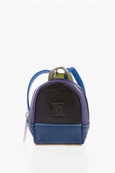 Dudu Bags Leather Backpack Pendant Keichain In Multi
