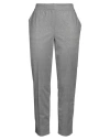 Due Amanti Woman Pants Grey Size 6 Polyester, Viscose, Elastane, Metallic Fiber, Polyamide
