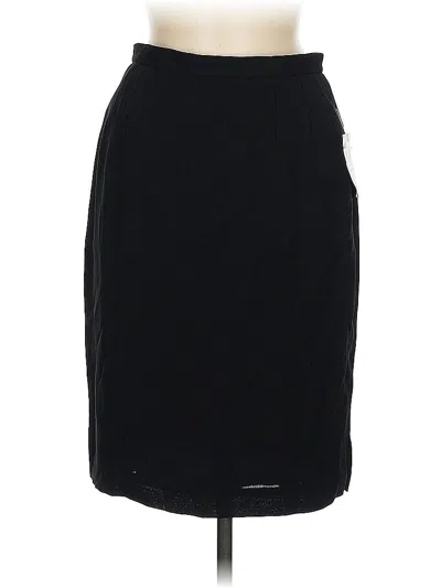 Pre-owned Due Per Due Formal Skirt In Black