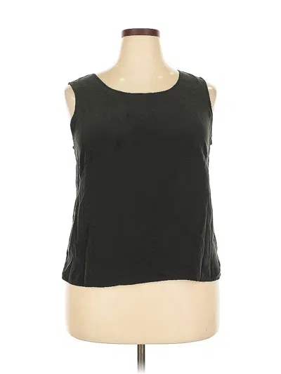 Pre-owned Due Per Due Sleeveless T-shirt In Black