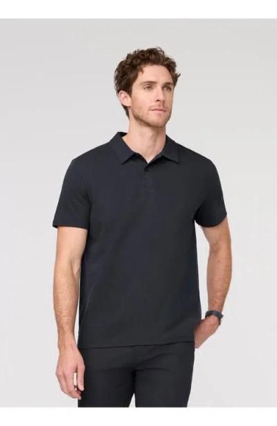 Duer Air Flow Pique Polo In Blue