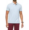 Duer Air Flow Pique Polo In Haze Blue In Gray
