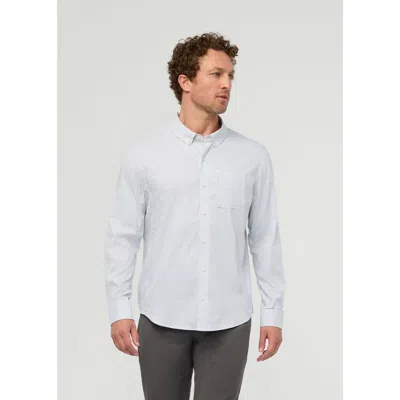 Duer Cloudweight Twill One Pocket Shirt In White