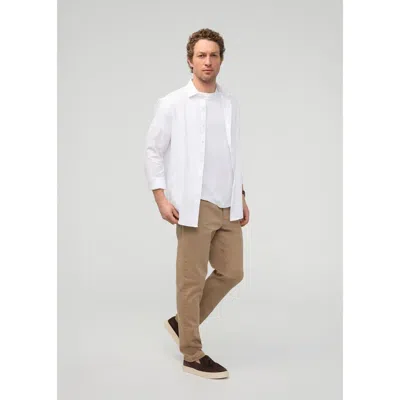 Duer Flextwill Relaxed Pull On Pant In Brown
