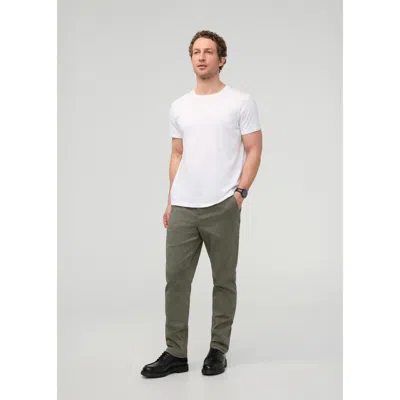 Duer Flextwill Relaxed Pull On Pant In White