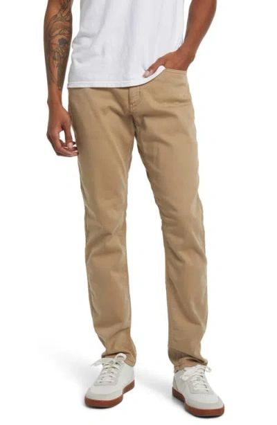 Duer No Sweat Relaxed Tapered Performance Pants In Brown