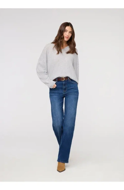 Duer Performance Denim High Rise Straight In Blue